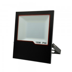 LED Floodlight, RAD-FL206, Die-casting aluminum case+Fabric surface toughened glass, Isolated Driver 85-265V, PF>0.9,  IP65, 2years