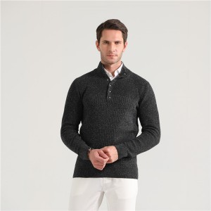 groothandel OEM Sweatshirts Met Sakke Vervaardiger – Nuwe mode gebreide trui met knoppie kraag – Raidyboer