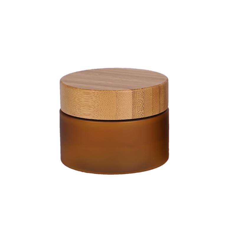 RB-B-00214 150g plastic jar with bamboo lid