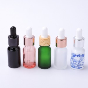 RB-E-0058 6pcs gift box package empty 10ml glass dropper essential oil bottles