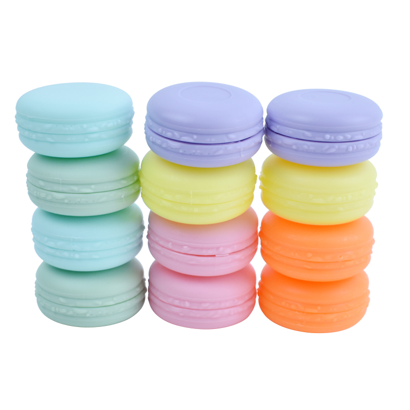 beauty sample cosmetic jar small 10g empty cute macaron lip balm container