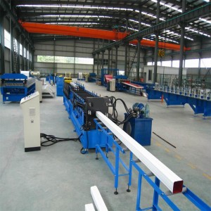 100% Original Factory Steel Downspout Down-Pipe Gutter Rain Pipe Bending Drain Pipe Roll Forming Machine