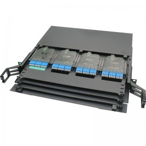 1U 19” Rack Mount Enclosures, 144 Fibers Single Mode/ Multimode Holds up to 12x MTP/MPO Cassettes