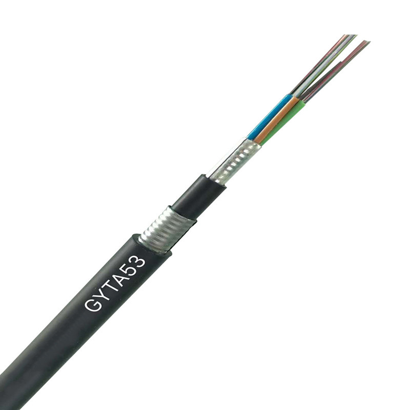 GYTA53 2F-144F Double Armored Underground Direct Buried outdoor Optical Fiber Cable Featured Image