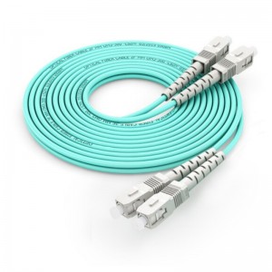 LC/SC/FC/ST/E2000 Multimode Duplex 50/125 OM3/OM4 optični patch kabel