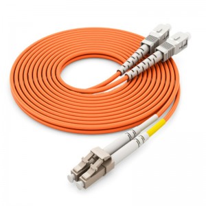 LC/SC/FC/ST/E2000/MTRJ Multimode Duplex OM1/OM2 optični patch kabel