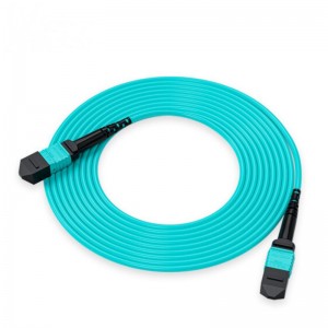 Top Quality China 8/12 Fiber MTP/MPO-LC Multimode Flat Ribbon Cable Fanout 0.9mm Optical Fiber Patch Cable