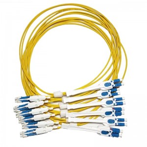 CS/UPC to LC/Uniboot UPC With Push/Pull Tabs Duplex 9/125μm Single Mode Fiber Optic Patch Cable