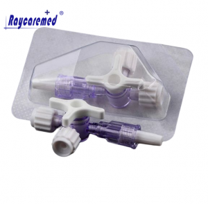 RM04-017 Disposable Medical 3-Way Stopkraan mei Male Lock Adapter