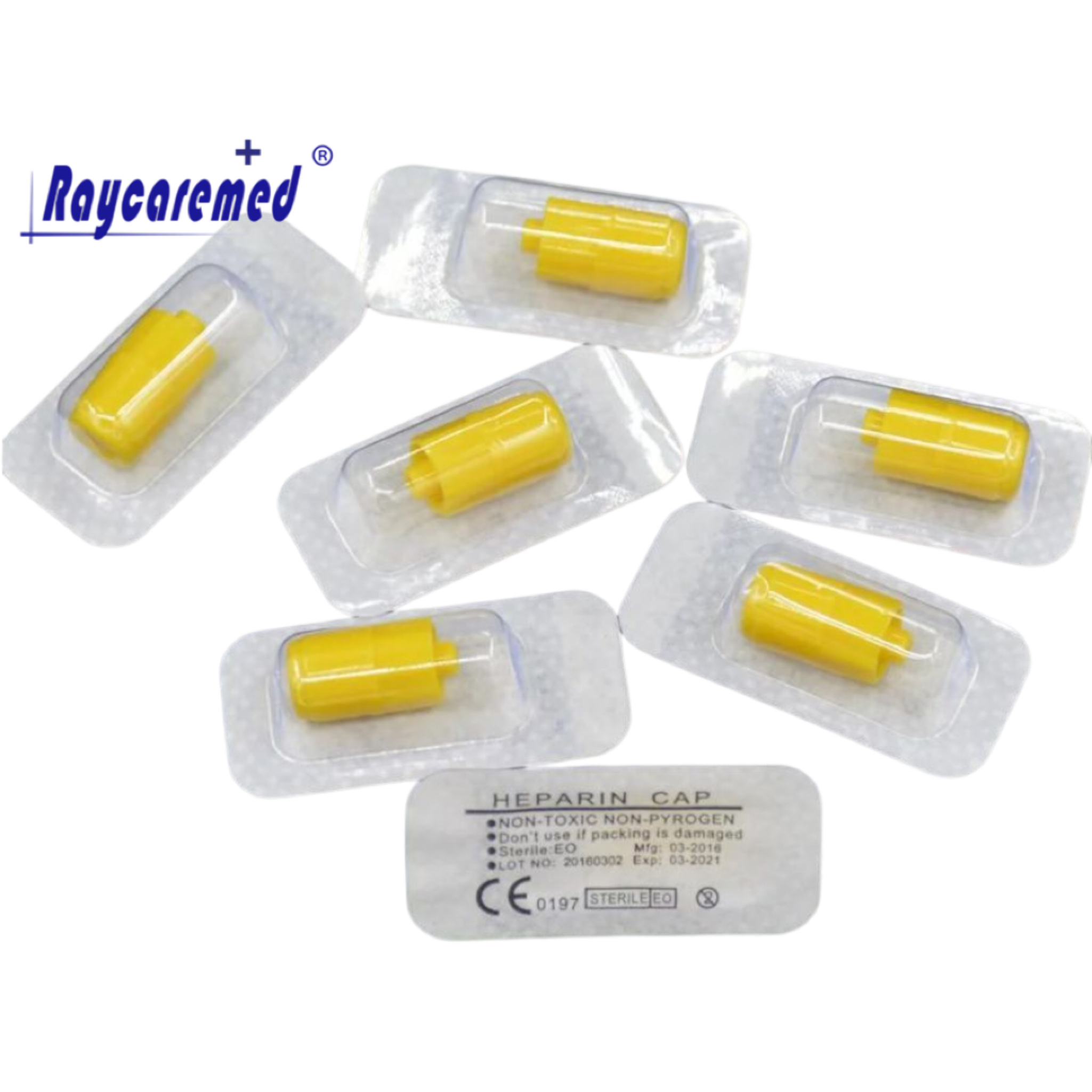 RM04-018 Medical Supply Heparin Cap សម្រាប់ IV Catheters