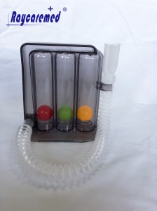 RM01-040 Sê topên Teşwîqê Spirometer Bijîjkî Nefesê Exerciser