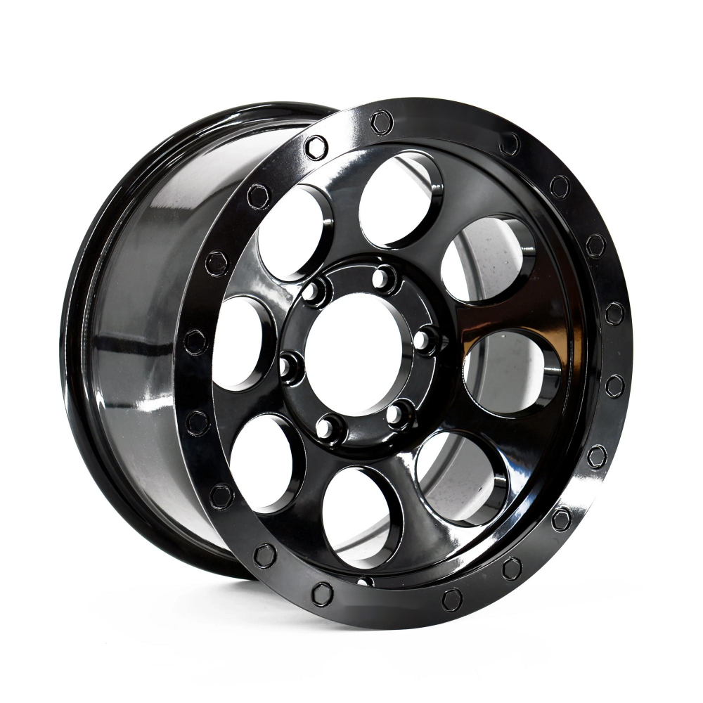 Wholesale Black Full Painting Off Road 16 Inch Rims Car Mag Alloy Wheels
