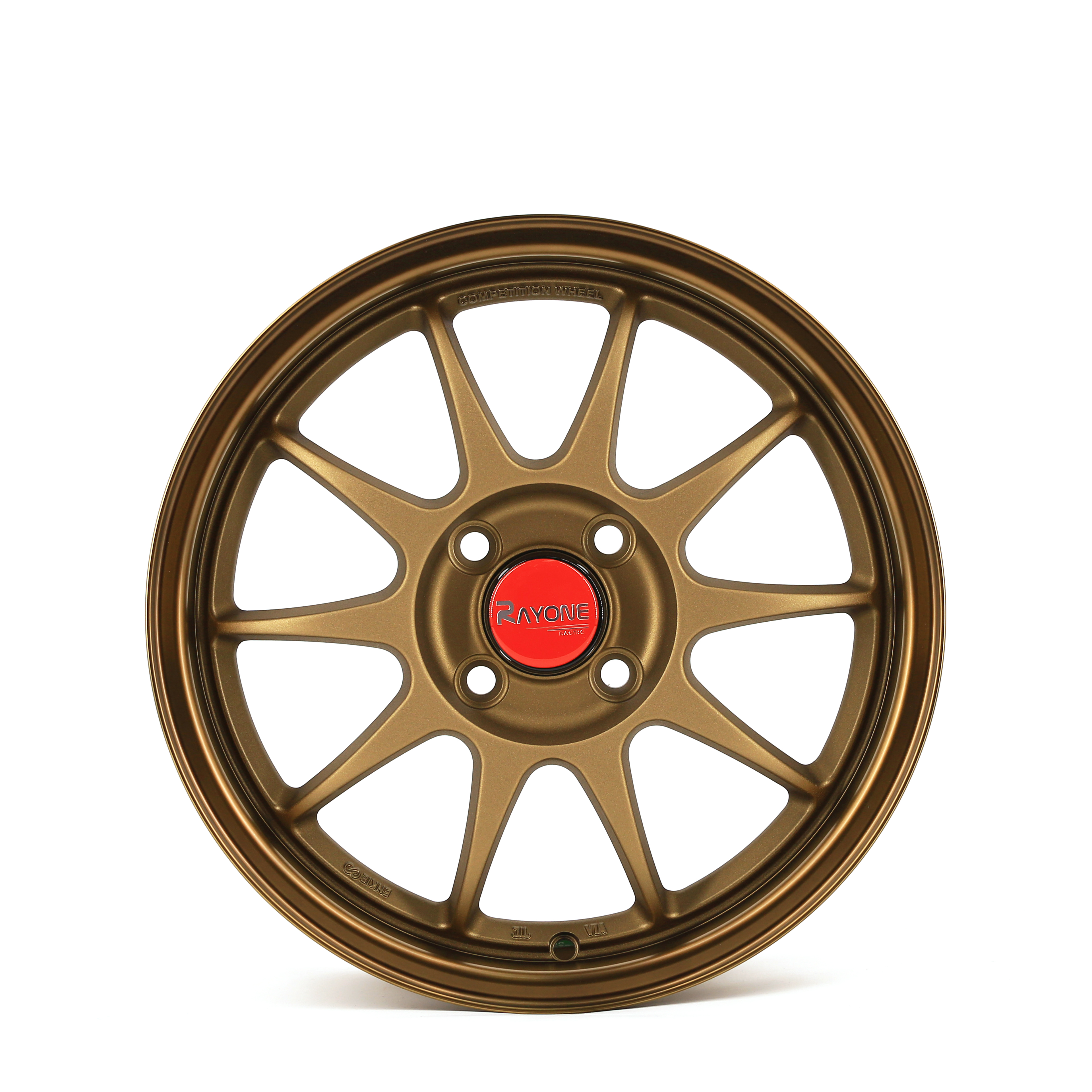 Rayone 681 Classical 10-Spoke Design 15inch Bronze Finish Car Alloy Wheels