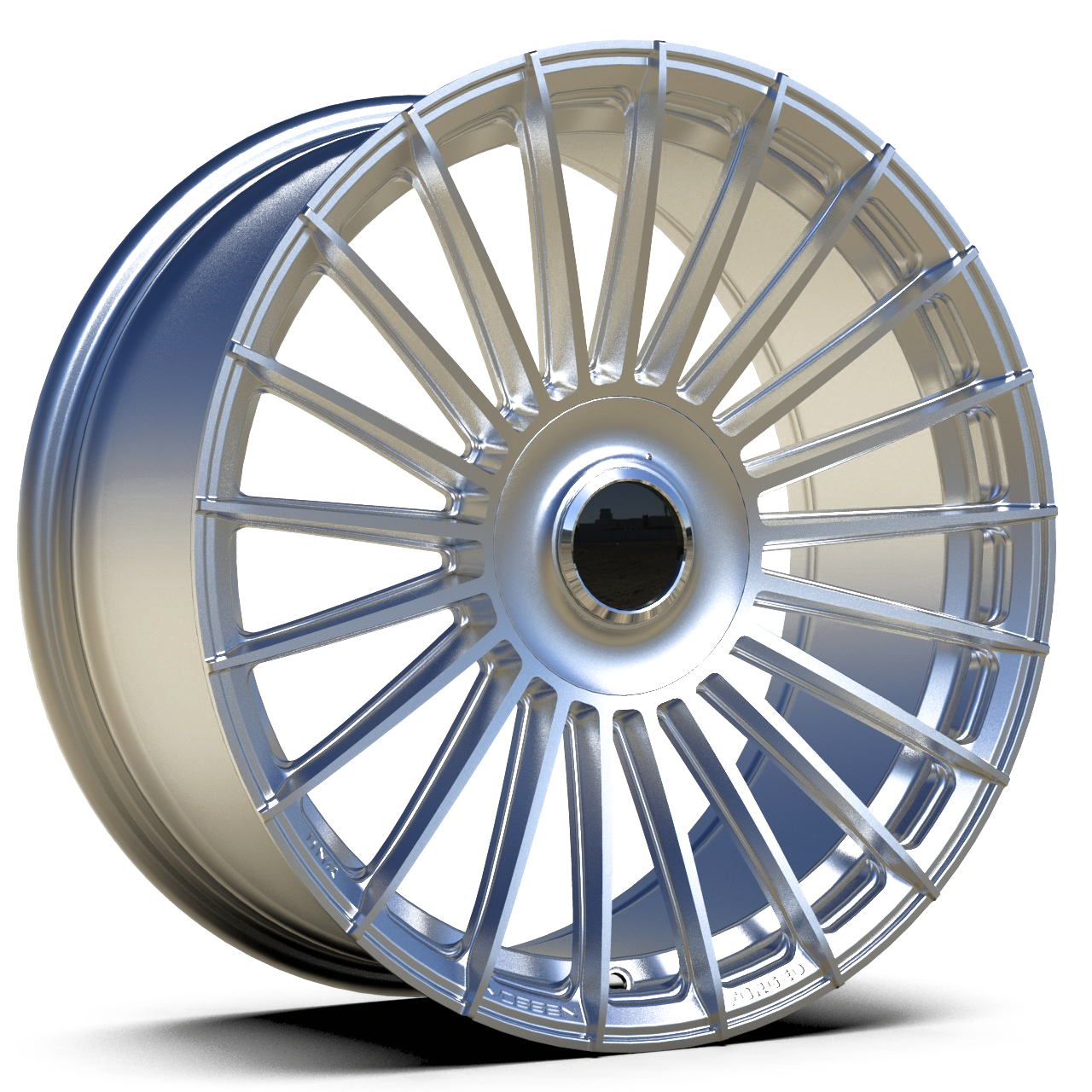 A019 18X8.0 Inch ET 35 Multi Spokes Cast Alloy Wheels From China Wheels Manufacturers