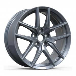 Full Paint 18 Inch 5 Spoke Hyper Black Alloy Wheels For Lexus Japan Car