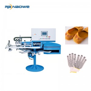 Dotting Handschuesch a Socken Automatesch Rotary Net-Rutsch Dotting Machine