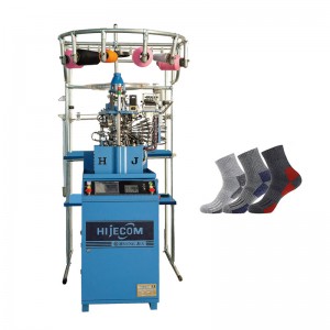 Makina thurjeje të çorapeve me dy cilindra të kompjuterizuara për prodhimin e çorapeve