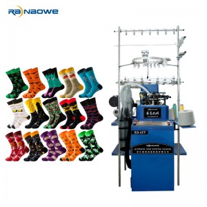 Ny tilstand fabrikshøj kvalitet fuld computeriseret fremstilling af sokkermaskine