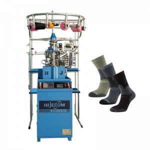 Computeriséierter Duebelzylinder Stréckmaschinne fir Socken ze fabrizéieren