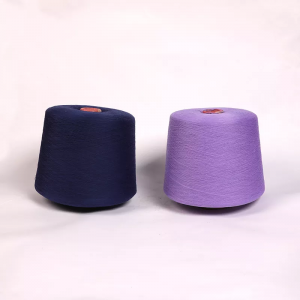 Custom Design Colorful 100% Polyester yarn Spun Polyester yarn ລາຄາ