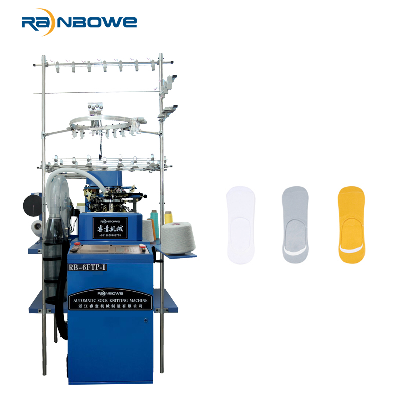 Целосна автоматска машина за плетење на компјутерски чорапи Жакард за да се направат невидливи чорапи Избрана слика