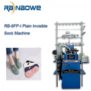 Computeriserede RB-6FP-I usynlige strømpestrikkemaskiner til fremstilling af sokker