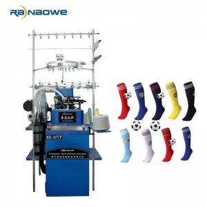 Машини за плетење чорапи со голема брзина за производство на фудбалски чорапи