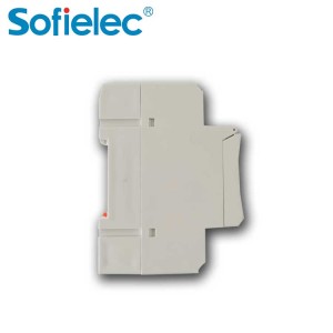 Sofielec AC 220V LCD ٹائمر 50/60hz گائیڈریل ماونٹنگ پاور ریزرو تین سال کے ٹائمر کے لیے