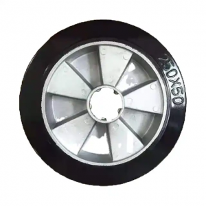 Ndị na-emepụta Wheel Rubber Core na-enye Caster Aluminom rọba na-agbanwe agbanwe