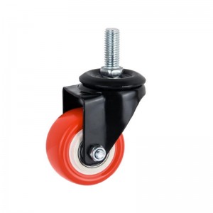 Threaded Stem Furniture Caster Wheels Paggama PVC Wheels 1.5/2/2.5 Inch Caster Wheel para sa Furniture
