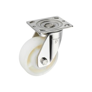 Kualitas dhuwur 304 stainless steel caster karo beda wheel