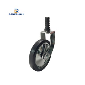 ባለ 3 ኢንች ሁለንተናዊ ሬስቶራንት ጋሪ Caster Wheel Iron Core With TPR Tread Mute Furniture Castor