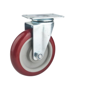 2,5 3 4 5palcové průmyslové dvojité kuličkové ložisko otočné kolečko pro střední zatížení PP jádro PVC kolečka