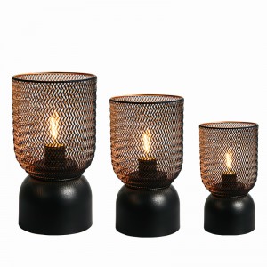 QRF Best Sales Unique Design Indoor Black Iron LED лампа