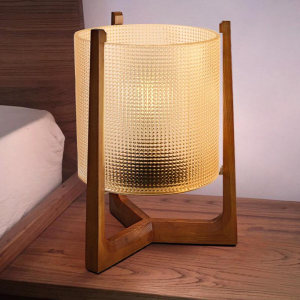 КРФ најбоља продаја столна лампа са дрвеним оквиром на батерије