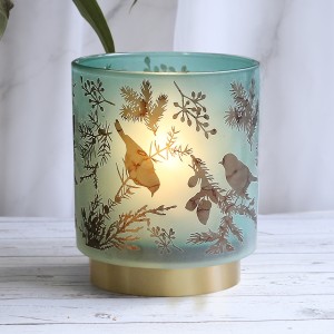 QRF Hot Sales Unique Bird And Flower Design LED Lamp