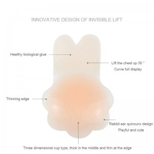 Invisible Bra/Silicone Invisible Bra/ Peta Push Up Silicone Nipple Cover
