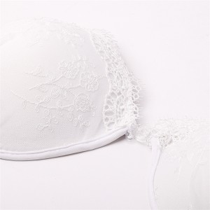 White Lace Charming Invisible Adhesive Bra Para sa Party sa Kasal