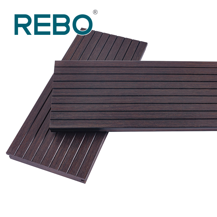 Easy installation strand woven bamboo outdoor flooring Featured Image