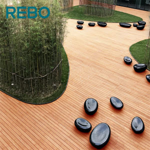 High Stability Bamboo Material Outdoor Flooring