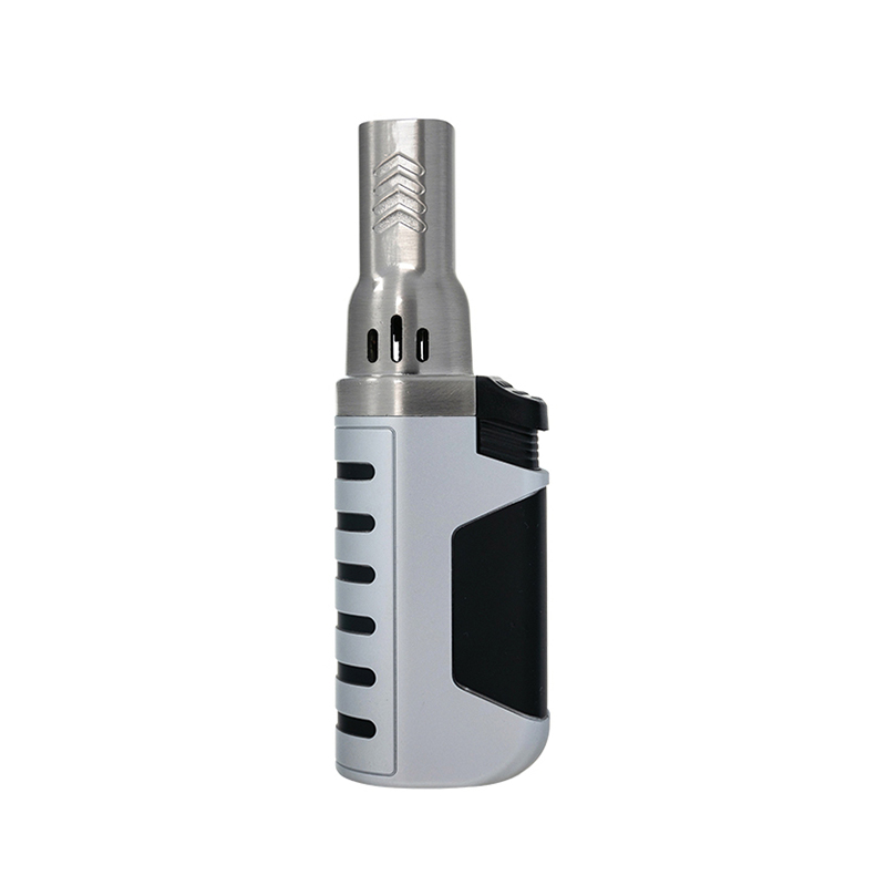 Ċertifikazzjoni CE BS-107 Torċa tat-tipjip tal-lajter tas-sigaretti tal-butan tal-fjammi blu tal-piezoelectricity awtomatiku