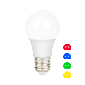 נורת LED עם כיסוי מנורה ארבעה צבעים