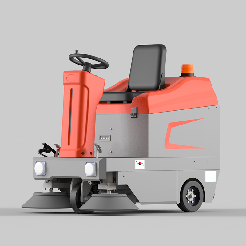 R-S1 Electric Compact Ride នៅលើ Street Sweeper Floor Cleaning Machine