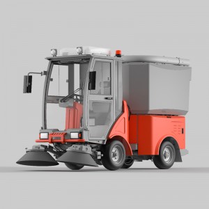 R-H8 Electric articulated vacuum road sweeper