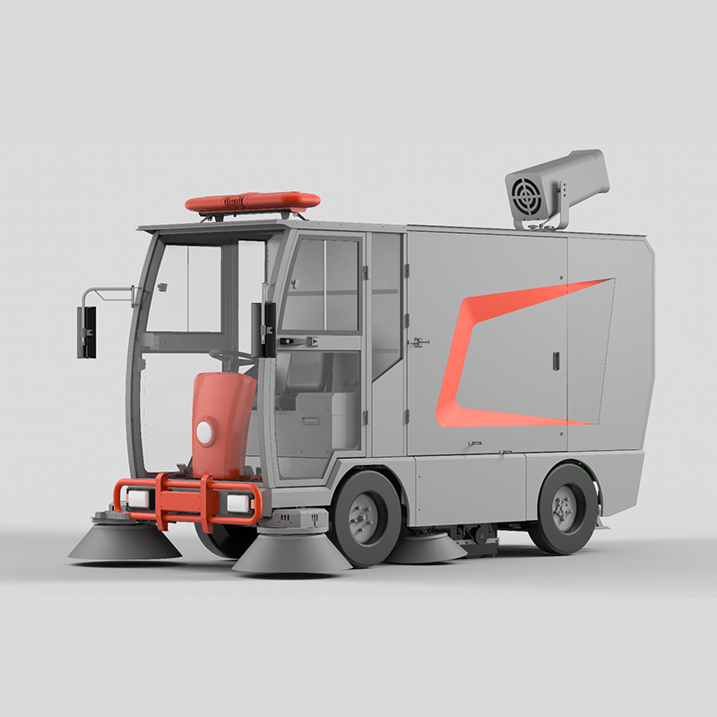 R-S2200-F Electric four-wheel road sweeping truck
