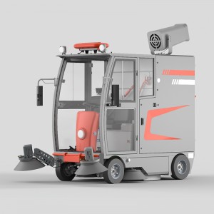 R-S16 Electric Road Sweeper Truck Road Sweeping...