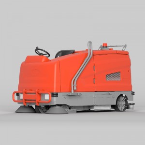 R-H6 Battery-Powered Ride-On Sweeper-Scrubber