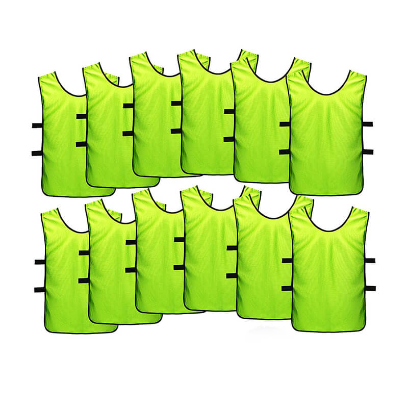 Kids Jerseys Scrimmage Training Vests Football Vest Mesh Breathable Bibs for Volleyball Soccer Basketball