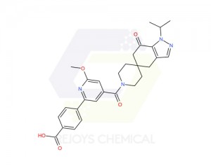 1370448-25-1 | 4-{4-[(1-异丙基-7-氧-1,4,6,7-四氢-1' h -spiro[indazole-5,4'-piperidin]-1 '-酰基)羰基]-6-甲氧基吡啶-2-酰基}苯甲酸
