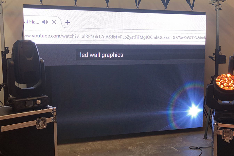 Endoma P2.97 LED-ekrano de 6 m² en Usono 2018